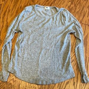5 for $10!! Gray ribbed long sleeve